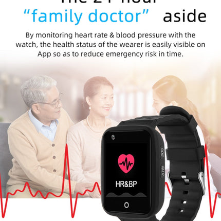 REACHFAR RF-V46-B GPS Smart Tracker WatchBand, Support SOS / Camera / Health Management / 4G LTE / Blood Pressure / Heart Rate, For North America / South America