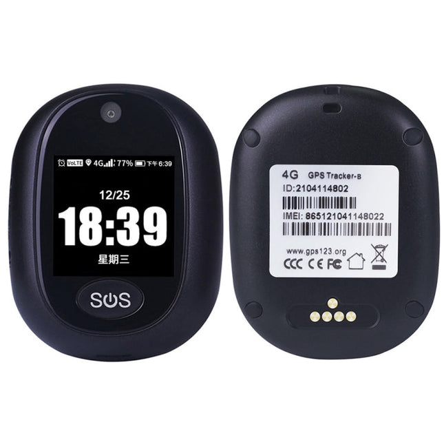 REACHFAR RF-V45-B Mini Touch Screen GPS Smart Tracker Pendant, Support SOS / Camera / Health Management / 4G LTE, For North America / South America / Australia, RF-V45-B Touch Screen