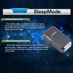 KH-X1 Mini Waterproof Magnetic GPS / GSM / GPRS Quad Band Realtime Car Tracker, Built-in Long Life Battery, Shark Alarm, Movement Alarm, Remotely Voice Monitor, Geo-fence, KH-X1