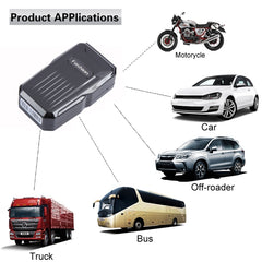 KH-X1 Mini Waterproof Magnetic GPS / GSM / GPRS Quad Band Realtime Car Tracker, Built-in Long Life Battery, Shark Alarm, Movement Alarm, Remotely Voice Monitor, Geo-fence, KH-X1