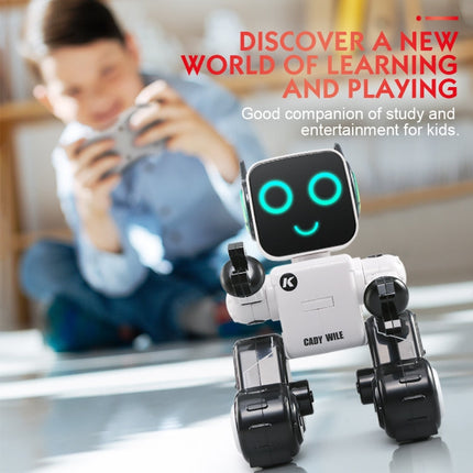 JJR/C R4 Cady Wile 2.4GHz Intelligent Remote Control Robo-advisor Money Management Robots Toy with Colorful LED Light, Remote Control Distance: 15m, Age Range: 8 Years Old Above