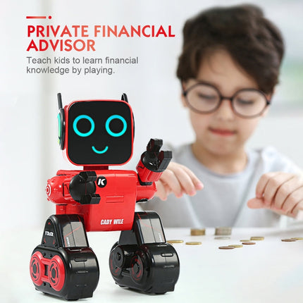 JJR/C R4 Cady Wile 2.4GHz Intelligent Remote Control Robo-advisor Money Management Robots Toy with Colorful LED Light, Remote Control Distance: 15m, Age Range: 8 Years Old Above