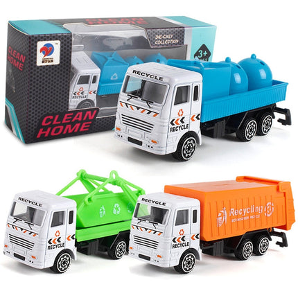 3 PCS Model Car Toy Construction Engineering Vehicles, Random Style Delivery