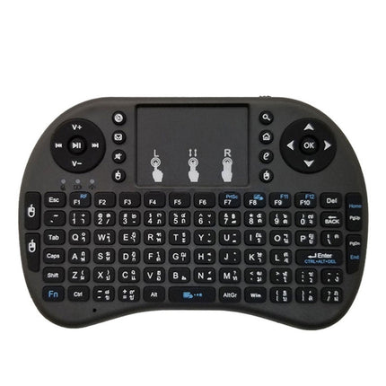 Support Language: Thai i8 Air Mouse Wireless Keyboard with Touchpad for Android TV Box & Smart TV & PC Tablet & Xbox360 & PS3 & HTPC/IPTV, Thai