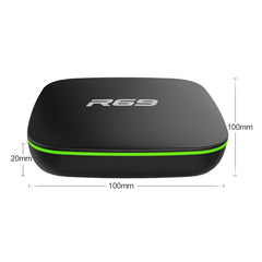 R69 1080P HD Smart TV BOX Android 4.4 Media Player with Remote Control, Quad Core Allwinner H3, RAM: 1GB, ROM: 8GB, 2.4G WiFi, LAN, EU Plug