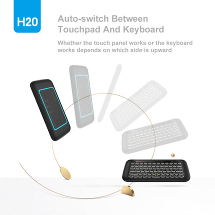 H20 2.4GHz Mini Smart Wireless Multi-Touch Touch Keyboard
