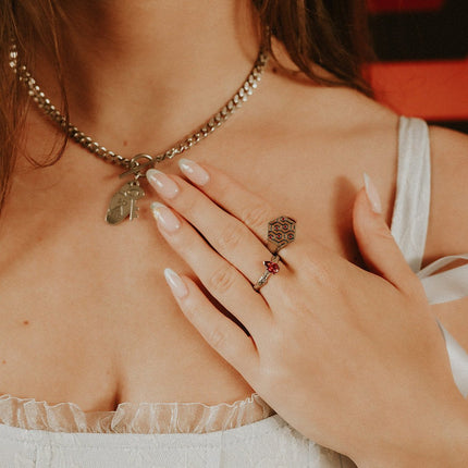 Overlook Hexagon Ring