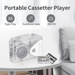 Portable Cassette Player Tape Player AM / FM Radio Reciver, AM / FM Radio Reciver