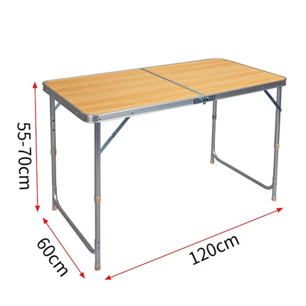 WOLTU Folding  Camping Table Lightweight Foldable Garden Picnic Table  Office Table for Balcony Market  Kitchen Outdoor Barbecue