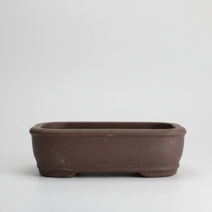 Unglazed Bonsai Pot Rectangle | 26cm x 20cm x 7cm | YB1126
