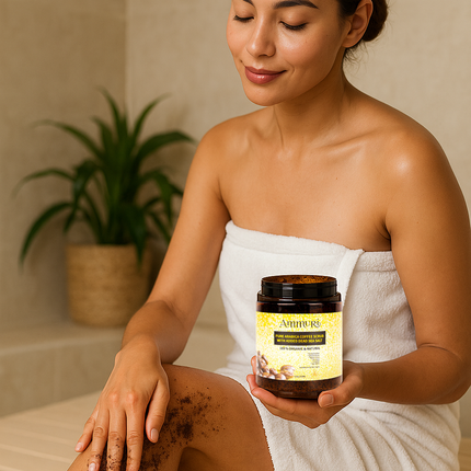 Ammuri Organic Coffee Body Scrub with Dead Sea Salt