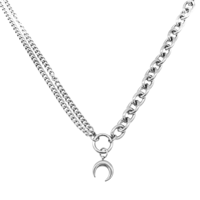 Selene Crescent Moon Necklace