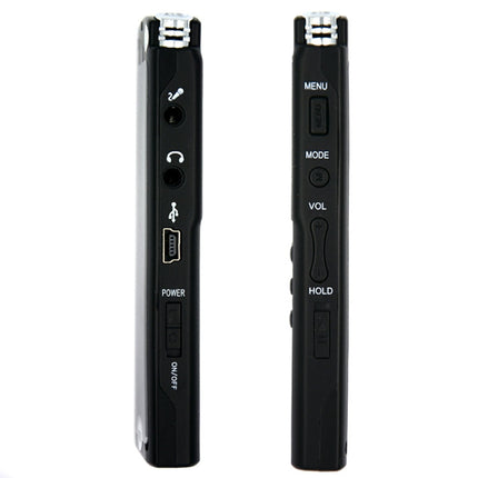 T60 Monochrome Screen HD Noise Reduction Digital Voice Recorder, 32G, Support MP3 / WAV Format, 32G