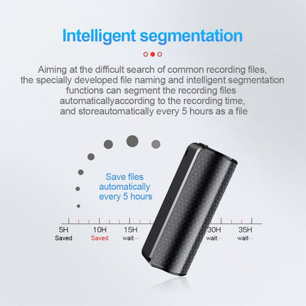 Q70 16GB Smart HD Noise Reduction Voice Control Recording Pen, 16GB