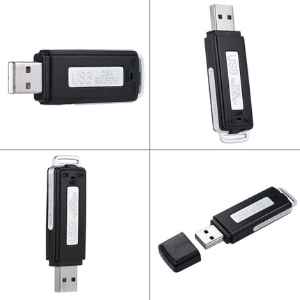 SK868 16GB Rechargeable Portable U-Disk Voice Recorder, 16GB
