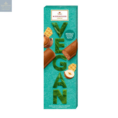 Vegan Nougat - alternative to milk chocolate praline loaves with crispy wafer pieces