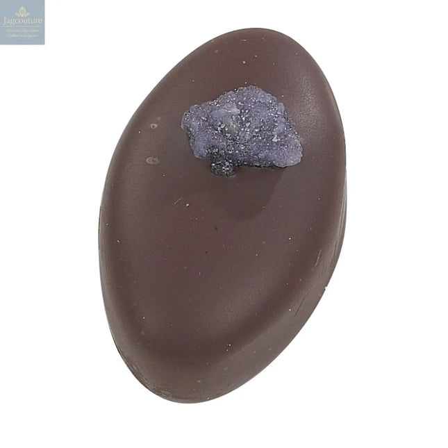 Violet fondant cream - enrobed in dark chocolate with violet flavoured piece 10g