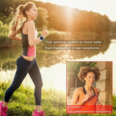 Support Hands-free Calls & Intelligent Screen Display & FM Radio & TF Card & Cellphone Anti-lost
