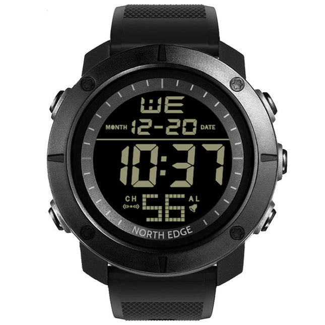 TANK North Edge Men Fashion Professional Military Army Outdoor Sport Waterproof Running Swimming Smart Digital Watch