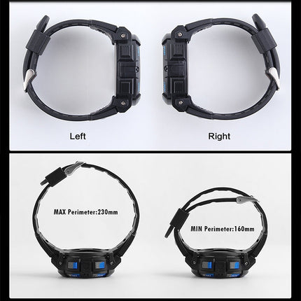 SKMEI 1258 Multifunctional Outdoor Sports Noctilucent Waterproof Wrist Watch, Size: S