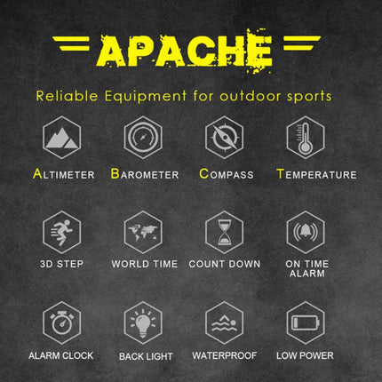 NORTH EDGE Multi-function Waterproof Outdoor Sports Electronic Smart Watch, Support Humidity Measurement / Weather Forecast / Speed Measurement, Style: Nylon Strap