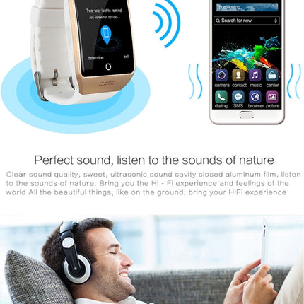 Q18S 1.54 inch IPS Screen MTK6260A Bluetooth 3.0 Smart Watch Phone, Pedometer / Sedentary Reminder / Sleeping Monitor  / Anti-Loss / Remote Camera / GSM / 0.3M Camera, WA3241BJ, WA3241BS, WA3241H, WA3241WJ, WA3241WS