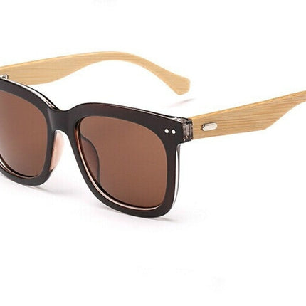 Bamboo Sunglasses, Brown, curd, sand black
