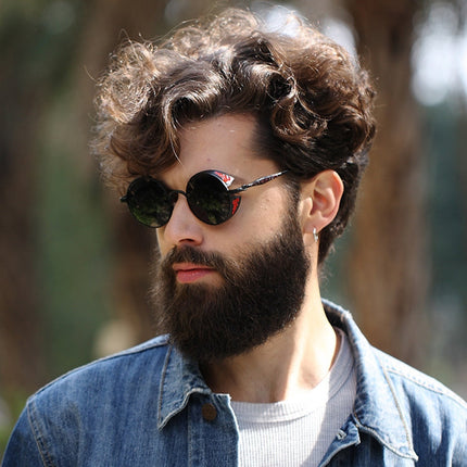 Retro Carved Round Sunglasses, Sunglasses#silver frame gray sheet, Sunglasses#silver frame white mercury, Sunglasses#rimmed gray tablets, Sunglasses#Tyrant gold box gold, Sunglasses#Gold frame gray sheet, Sunglasses#Gold frame red film                 ...