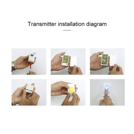VOYE V009A Home Music Remote Control Wireless Doorbell with 38 Polyphony Sounds, US Plug, V009A