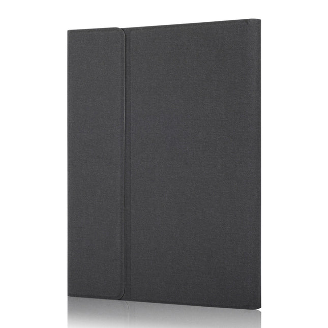 RK102C Detachable Magnetic Plastic Bluetooth Keyboard with Touchpad + Silk Pattern TPU Tablet Case for iPad 10.2, with Pen Slot & Bracket, RK102C