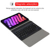 A06 Detachable Lambskin Texture Ultra-thin TPU Bluetooth Keyboard Leather Tablet Case with Stand For iPad mini 6 / mini 7, A06