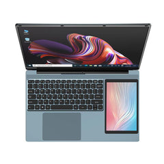 UNIWA ULAP Q15ZR Laptop, 16GB+512GB, 15.6 inch and 7 inch Dual Display Windows 11 Intel Alder Lake N100 Octa Core, AU Plug
