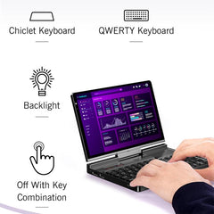 GPD Pocket 4 Handheld Gaming PC, 32GB+2TB, 8.8 inch Windows 11 Home AMD Ryzen AI 9 HX 370, EU Plug, Ryzen AI9 32GB+2TB