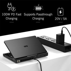 GPD Pocket 4 Handheld Gaming PC, 32GB+2TB, 8.8 inch Windows 11 Home AMD Ryzen AI 9 HX 370, EU Plug, Ryzen AI9 32GB+2TB