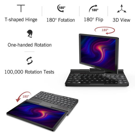 GPD Pocket 3 Handheld PC, 16GB+512GB, 8 inch Windows 11 Home Intel Core i3-1125G4, EU Plug