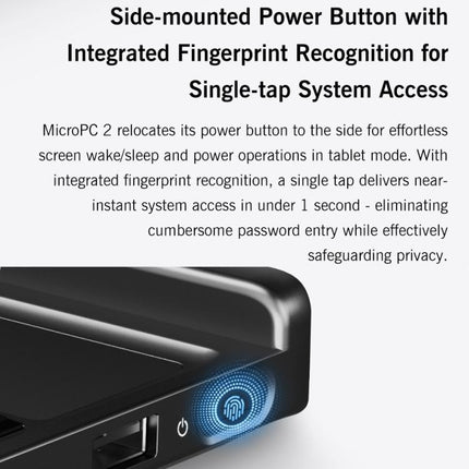 GPD MicroPC 2 Handheld Gaming PC, 16GB+512GB, 7 inch Windows 11 Pro Intel Processor N250, US Plug