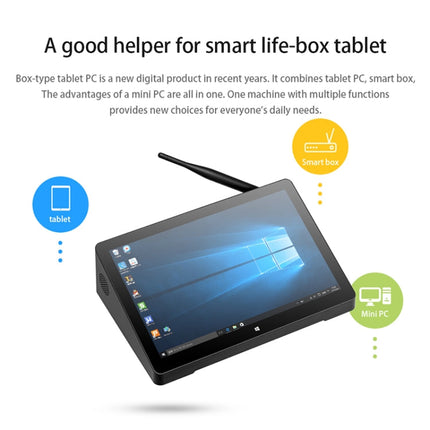 PiPo H10PRO All-in-One Mini PC, 10.1 inch, 8GB+128GB, Windows 11 Intel Alder Lake N100 Quad Core, US Plug, H10PRO 8GB+128GB