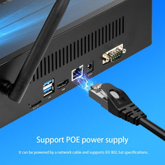 Windows 11 Intel Celeron J4125 Quad Core up to 2.7GHz, Support WiFi & BT & TF Card & HDMI & RJ45, H10PRO 8GB+128GB+512GB
