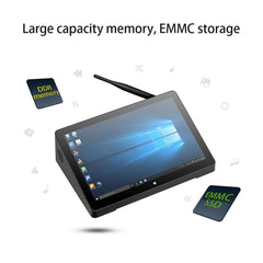 PiPo H10PRO All-in-One Mini PC, 10.1 inch, 16GB+128GB+512GB, Windows 11 Intel Alder Lake N100 Quad Core, US Plug, H10PRO 16GB+128GB+512GB