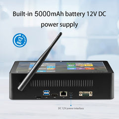 PiPo H10PRO All-in-One Mini PC, 10.1 inch, 16GB+128GB+512GB, Windows 11 Intel Alder Lake N100 Quad Core, US Plug, H10PRO 16GB+128GB+512GB