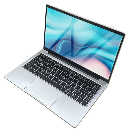 S07 14 inch Ultrathin Laptop, 12GB+256GB, Windows 11 Intel Celeron J4025 Dual Core, US Plug (Silver)