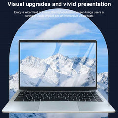 S07 14 inch Ultrathin Laptop, 12GB+256GB, Windows 11 Intel Celeron J4025 Dual Core, US Plug (Silver)