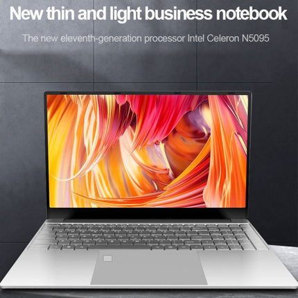 H15 15.6 inch Ultrathin Laptop, 16GB+256GB, Windows 11 Intel Celeron N5095 Quad Core, EU Plug, N5095 16GB+256GB