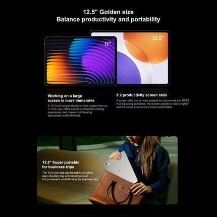 Xiaomi Pad 7S Pro 12.5 inch, 12GB+512GB, HyperOS 2, XRING O1 3nm Deca Core CPU, 12GB+512GB