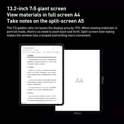 OnePlus Pad 2 Pro 13.2 inch WiFi Tablet PC, 12GB+256GB ColorOS 15.0 Qualcomm Snapdragon 8 Ultra Octa Core CPU, 12GB+256GB
