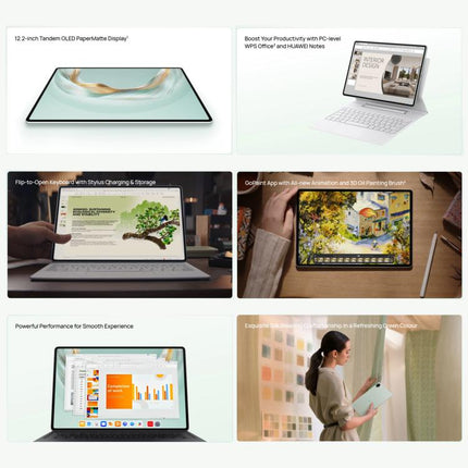 HUAWEI MatePad Pro 12.2 inch 2025 WiFi Soft Light Screen, 12GB+512GB, HarmonyOS 5.0 Hisilicon Kirin 9020A, Not Support Google Play, 12GB+256GB, Soft Light