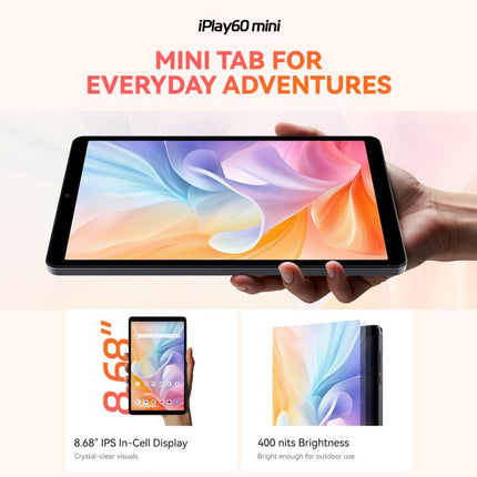ALLDOCUBE iPlay 60 mini 4G LTE Tablet PC, 4GB+128GB, 8.68 inch Android 14 Unisoc T606 Octa Core Support Dual SIM