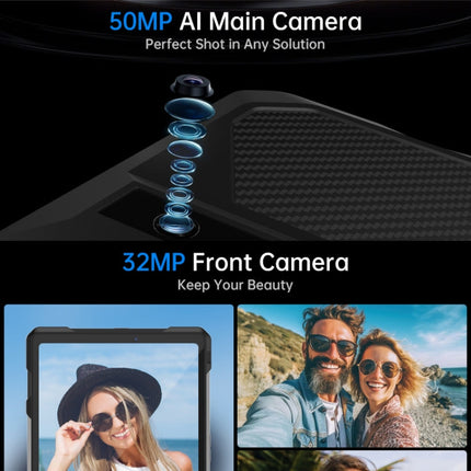 Unihertz 8849 Tank Pad Rugged Tablet PC & Projector, 16GB+512GB, 10.95 inch Android 14 Dimensity 8200 Octa Core 5G Network, EU Plug, Tank Pad 5G Network