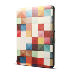 Printed Horizontal Flip PU Leather Protective Case for Amazon Kindle Paperwhite 1 & 2 & 3 with Sleep / Wake-up