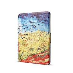 Printed Horizontal Flip PU Leather Protective Case for Amazon Kindle Paperwhite 1 & 2 & 3 with Sleep / Wake-up